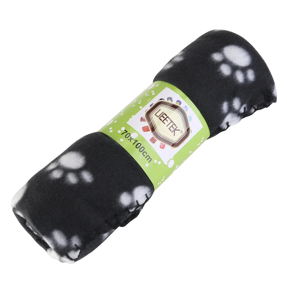 Double Sided Fleece Pet Blanket Black 100x70cm Soft for Dog Cat Bed Cushion Floor Seat Cover Pet Bed Mat