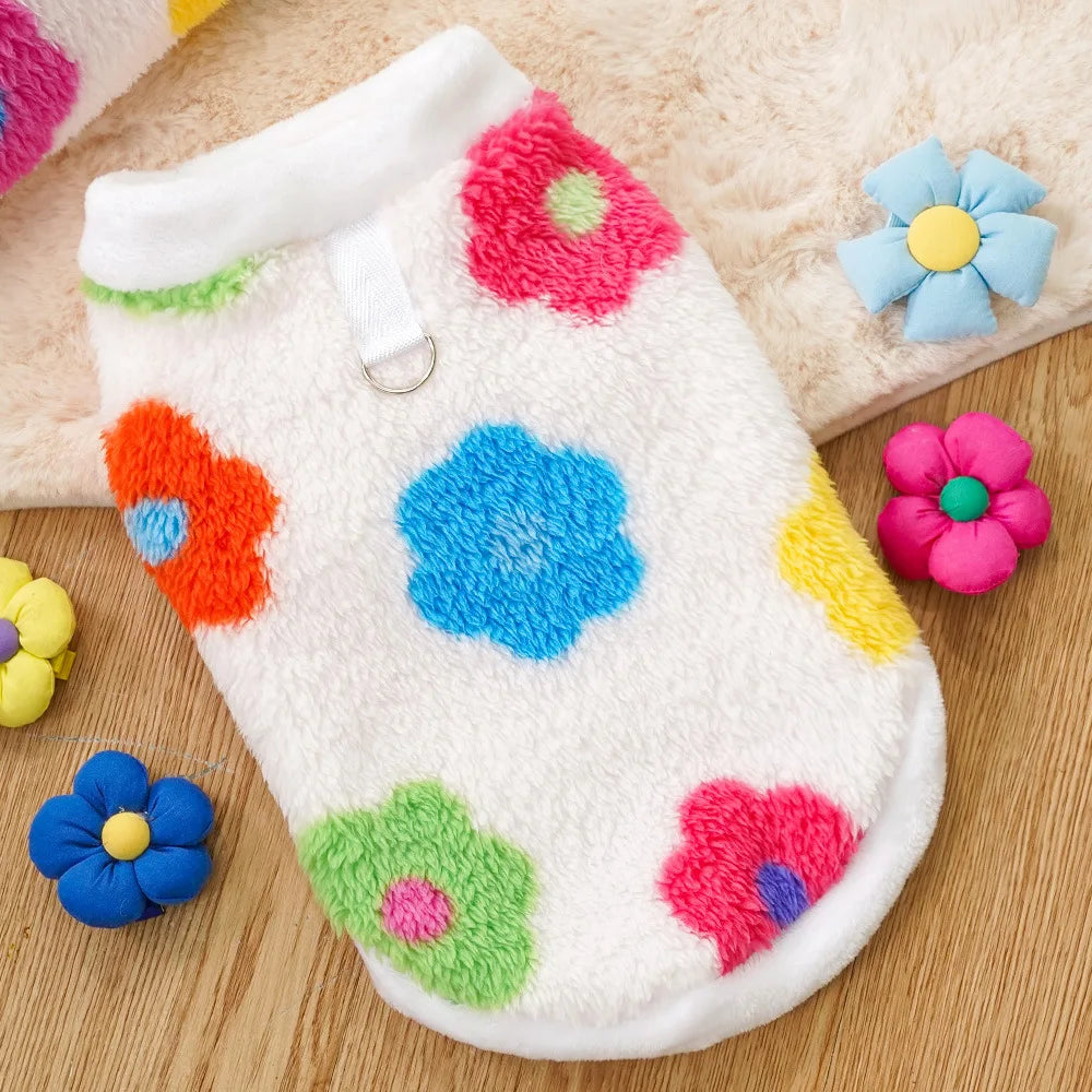 the DAISY DOG - Large, Medium and Small Dog Clothes, Winter Windproof Clothing For 1-45kg Dogs, Pet Coat, French Bulldog, Velvet Vest for Kitty/Doggy