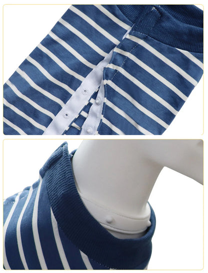 Modal Dog Recovery Clothing Pet Sterilization Surgery Suit  Anti Licking Wounds Dog Shirt for Large Dogs Four-legged Jumpsuit