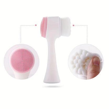 Silicone Pet Paw Cleaner & Massage Brush - Dual-Sided Dog Grooming Tools for Healthy Coats and Claws