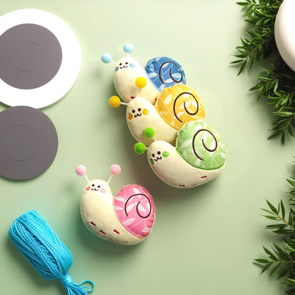 Creative Pet Chew Toy for Teeth Cleaning, Snail - Shaped Interactive Squeaky Toy for Cats & Dogs, Fun Bite Play Supplies