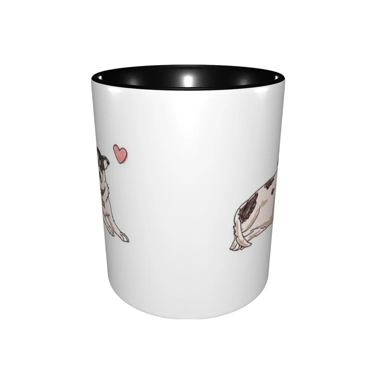 Cute Jack Russell, Sweet Simple Dog Design Mug Funny Ceramic Coffee Cups Tea Mugs Milk Cup Drinkware Gifts for Woman Man