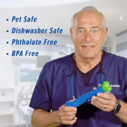 Dog Molar Stick Food Grade Bone Shape Dog Tooth Cleaning Interactive Bite Resistant for Small Pet with Slight Bite Force