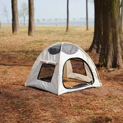 Factory Wholesale Fabric Waterproof Outdoor Camping Cat Dog House Pet Tent