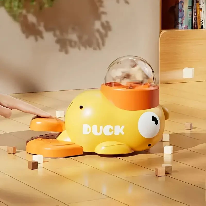 Cartoon Little Yellow Duck Shape Interactive Dog Toys Anti-Slip Design Pets Intelligence Exercise Feeder Food Dispenser Supplies