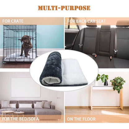 New Dog And Cat Sleeping Mat Super Soft Dog And Cat Pet Blanket Flannel Autumn/Winter Cold And Warm Mat Pet Supplies Washable