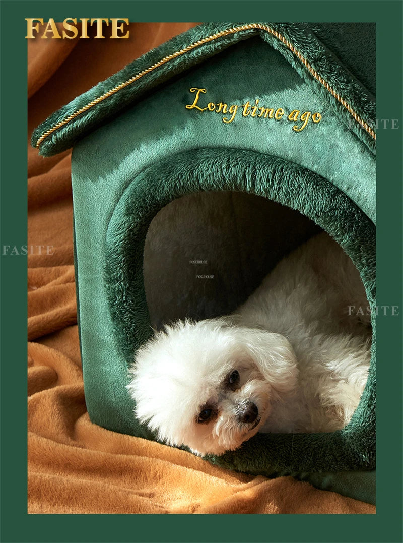 Dog Kennels Four Seasons Universal Small Dog Houses Removable and Washable Warm Dog House Cat Kennel Pet Supplies House for Dogs