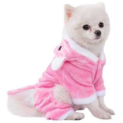the ANIMAL FARM - Pet Dog Clothes, Soft Warm Fleece Dog Jumpsuits, Pet Clothing for Small Dogs/Puppy/Cats Clothes, Chihuahua Yorkshire Costume Coat