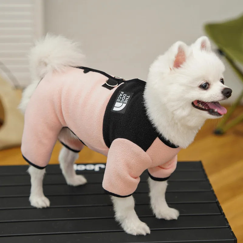 Pet Dog Clothes Soft Warm Fleece Dogs Jumpsuits Pet Clothing for Small Dogs Puppy Cats Clothes Chihuahua Yorkshire Costume Coat