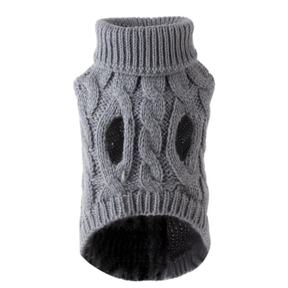 Dog Sweaters for Small Dogs Sweater Winter Dog Clothes Boy Chihuahua Yorkie Sweater Warm Pet Clothes Knitted Solid Puppy