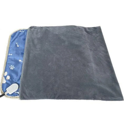 Pet Electric Blanket Winter Warming Pad Cat Dog Heated Nest Waterproof Warmer Power-Off Protection Bite-Resistant Mat Bed Gift