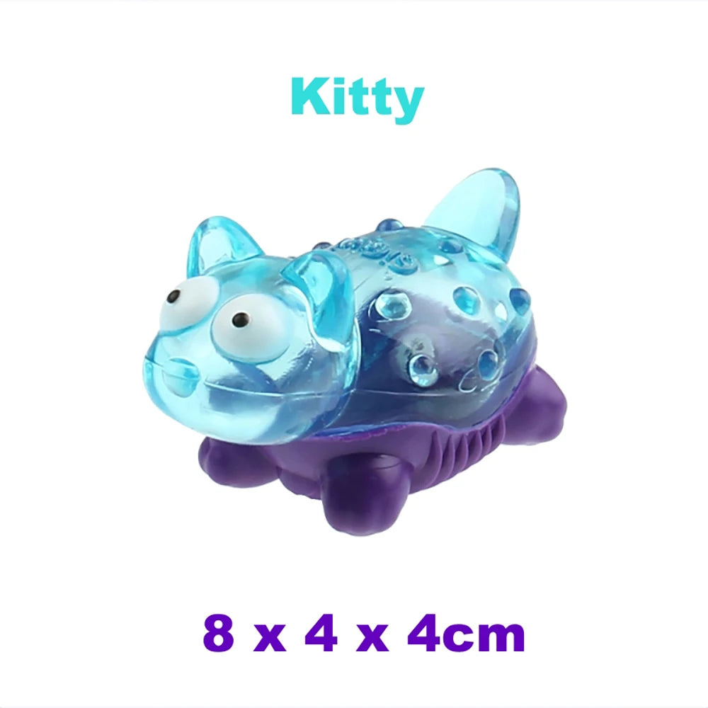 GIGWI Suppa Puppa Series Q Pet Toys Kitten Crocodile Fox Raccoon for Puppy Molar Sounding Toys Bite Resistance Dog Accessories