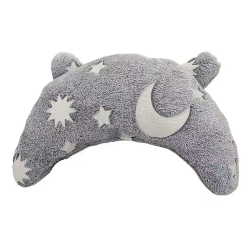 U Shaped Pet Pillow Pet Neck Protection Sleeping Pillow Comfortable Pet Dog Neck Pillow Glowing Washable Pet Calming Toy for Dog