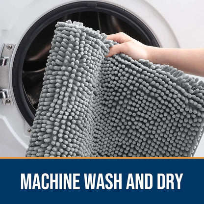 Dog Doormats for Muddy Paws Absorbent Non-slip Washable Mat Anti-slip Quick-drying Microfiber Mud Mat Pet Accessories