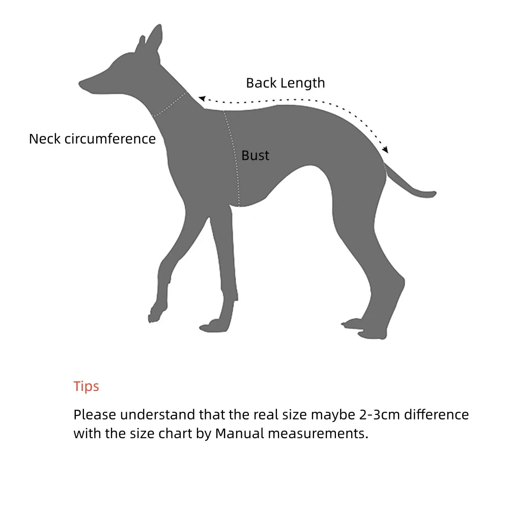 Summer Cartoon T-shirt for Italian Greyhound Breathable Khaki Cotton 4-legged Jumpsuit for Dogs Soft Coat for Whippet in Spring