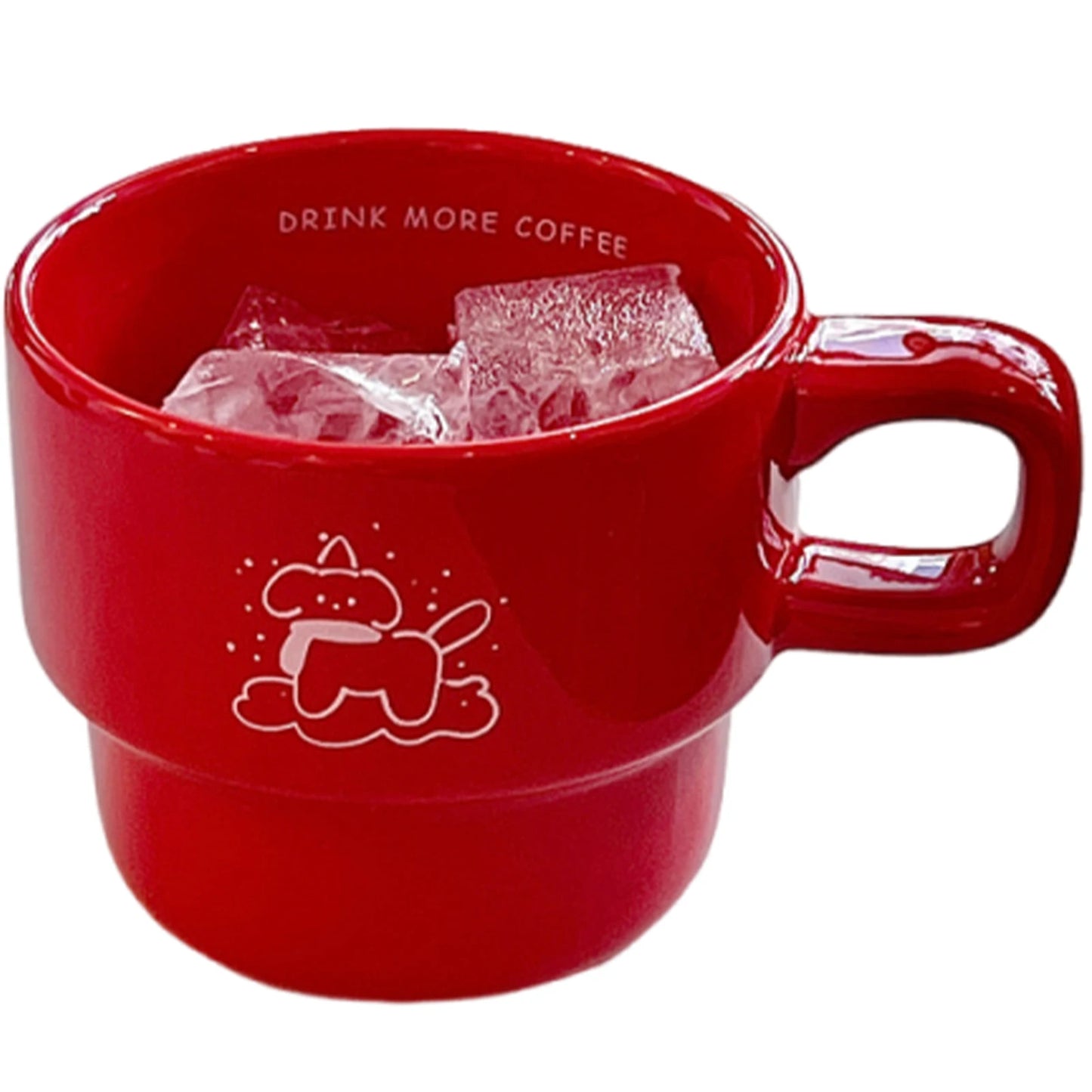 Cartoon Mug Fashion Handheld Water Drinking Cup Multi-Purpose Chic-Style Coffee Cup Hand-made Decor Tea Coffee Cup for Friends