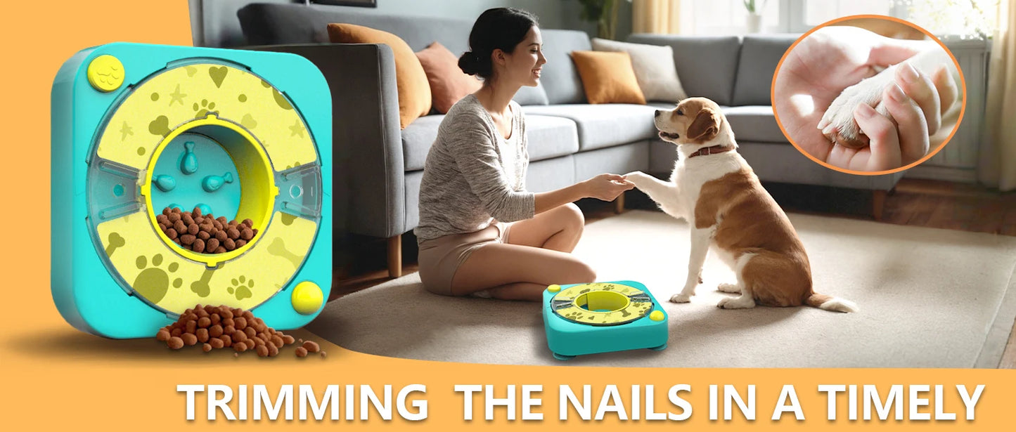 3in1 Interactive Dog Puzzle Toys - Fun Slow Feeder Brain Education Treat Puzzles with IQ Squeak Design - Educational Dog Toys