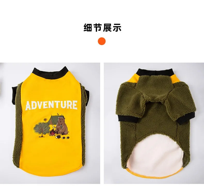 Autumn and winter sweaters for Big Dogs Two Legged Dog Sweater Spring Medium-sized Dog Pet Clothing Big Dog Clothing