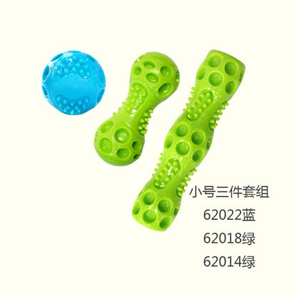 the CAITEC TOYS - Caitec Dog Toys, Squeaking Bouncing Ball, Durable Floatable Springy Pet Toys, Squeaky Ball, Bite Resistant