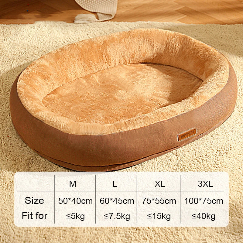 HOOPET Winter Comfortable Pet Mat Bed for Dogs Cats Fluff Sleeping Pad  Dog Sofa Cushion Pet Calming Dog Bed House Pet Supplies