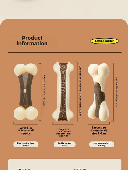 Yite Pet Eating and Playing Series Nylon Snacks Reward Teeth Grinding Bone Solitary Bite Resistant Stick Pet Toy