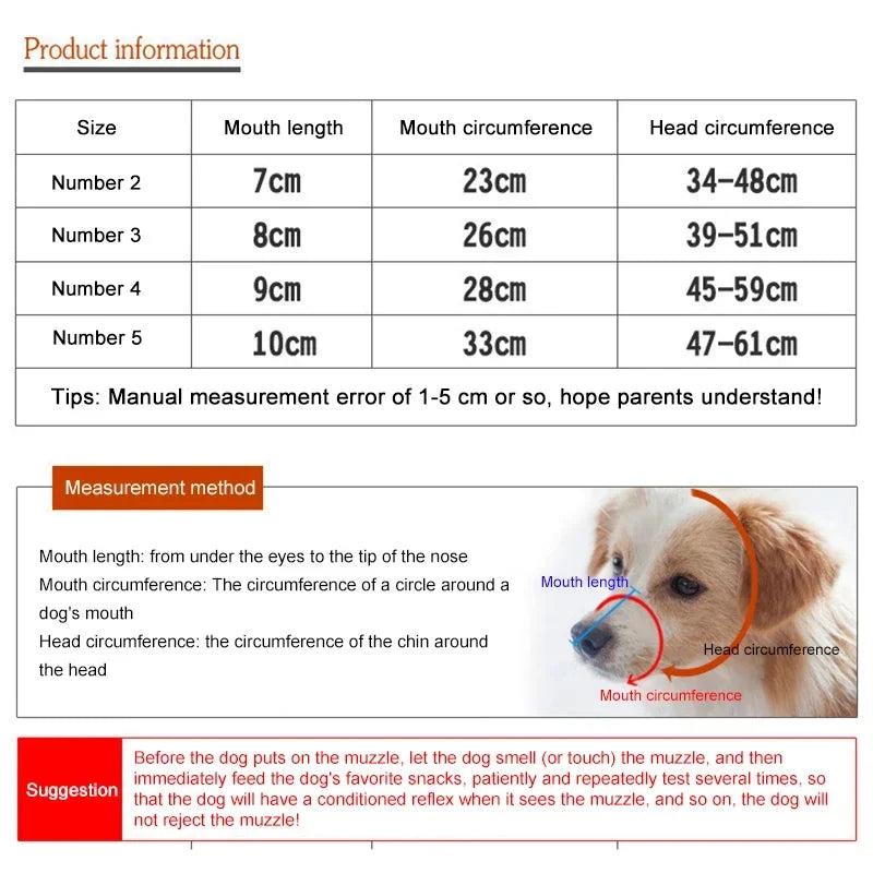 Adjustable Leather Metal  Breathable Dog Muzzle Anti Biting Pet Mouth Mask Dog Accessories