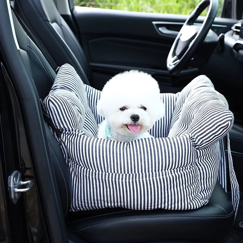 Pet Car Safety Seat Bed Pad Kennel Removable Washable Pet Supplies Four Season Universal Outdoors Traveling Indoor Dog Car Seat