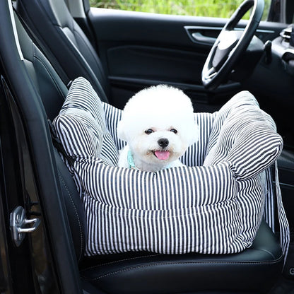 Pet Car Safety Seat Bed Pad Kennel Removable Washable Pet Supplies Four Season Universal Outdoors Traveling Indoor Dog Car Seat