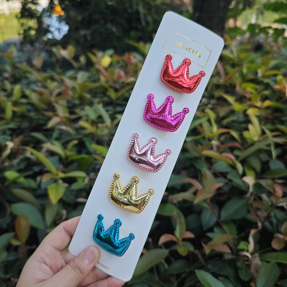 10 Pieces Dog Hair Clips Cute Candy Color Pet Hairpin 10 Different Styles Crown Barrettes For Small Dogs Puppy Hair Accessories