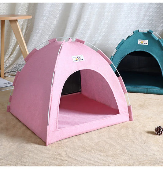 the DOG DOME - New Four Seasons Universal Pet Tent, Removable and Washable Cat and Dog Pet Nest, Summer Breathable Foldable Cat/Dog House
