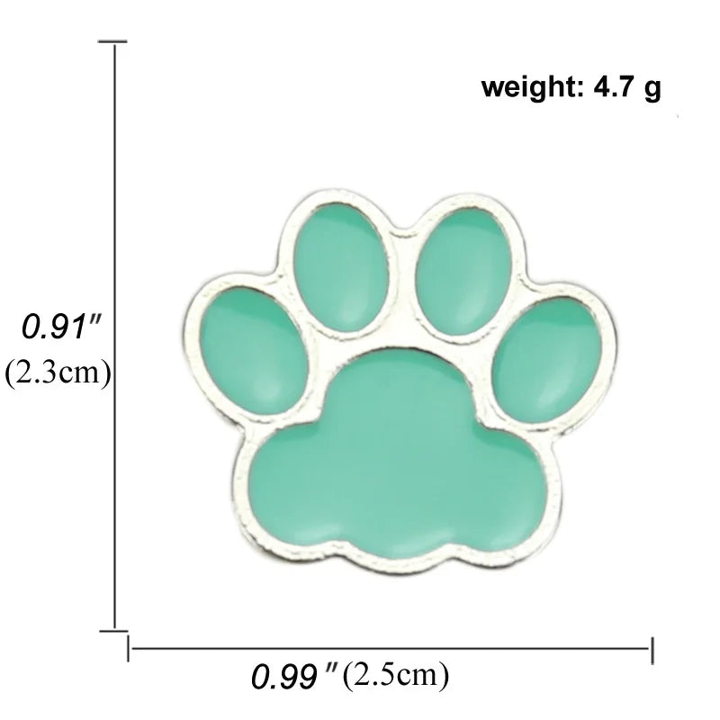animal muticolor cat dog paw Enamel Pin Brooch Cartoons Badge for Bags Jeans Hoodies Denim Lapel Pin Jewelry Kids Best Gift