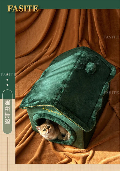 Dog Kennels Four Seasons Universal Small Dog Houses Removable and Washable Warm Dog House Cat Kennel Pet Supplies House for Dogs