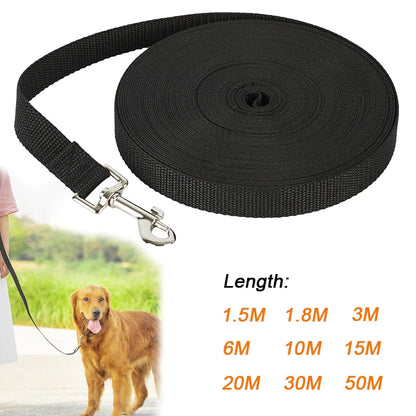 the ROAMREADY ROPE LEASH - Long Nylon Pet Dog Leash for Small/Big Dogs/Cats, Outdoor Hiking Puppy Lead Rope, Strong Labrador Traction Belt 1.5m/3m/10m/30m