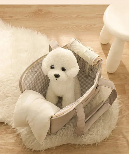 Portable Dog Carrier Handbag - Shoulder Bag for Puppy & Cat Pet Go Out Travel Bag Suitable For Small Dogs Essential Pet Supplies