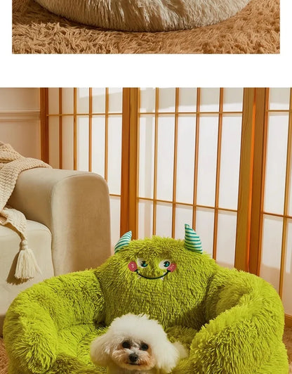 Dog Kennel Winter Warm Dog Bed Small Dogs Teddy Nest Pet Cushions Sofa Sleeping with Cat Nest Four Seasons Universal