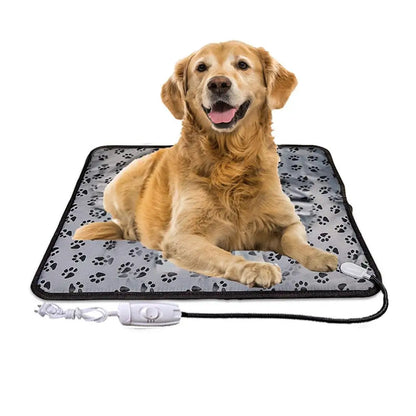 Pet Electric Blanket Winter Warming Pad Cat Dog Heated Nest Waterproof Warmer Power-Off Protection Bite-Resistant Mat Bed