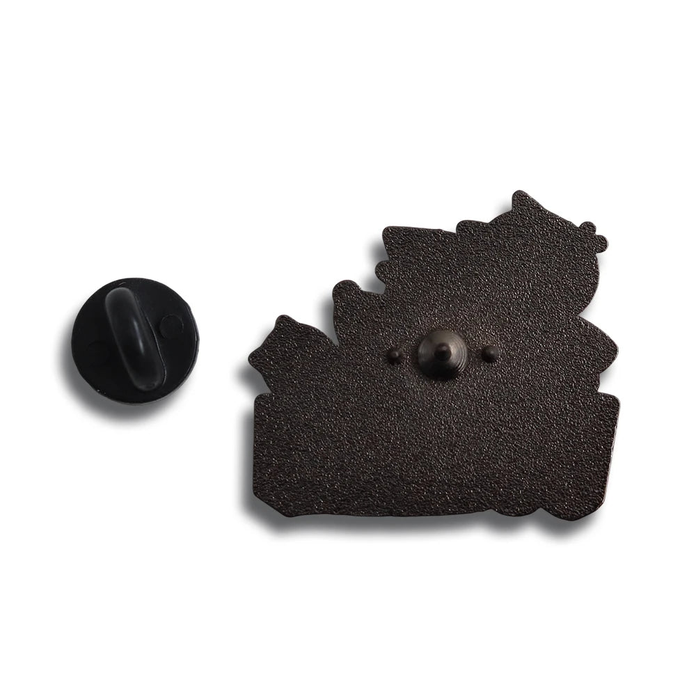 Dog Man Petey The Cat Dog Detective Police Enamel Brooch Fantasy Cartoon Animation Inspired Lapel Pin Fans Gift Badge Accessorie