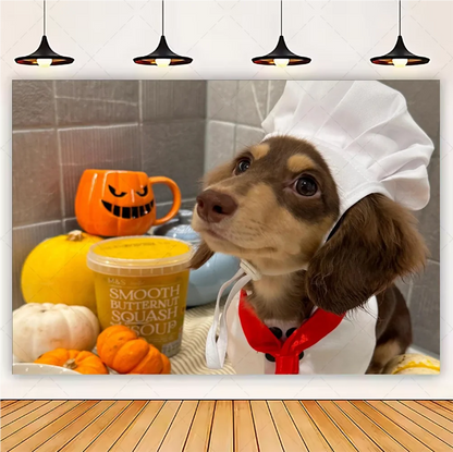 Cute Dachshund Theme Birthday Party Decorations Lovely Puppy Backdrop Cake Insert Banner Balloon Baby Shower Supplies Child Gift