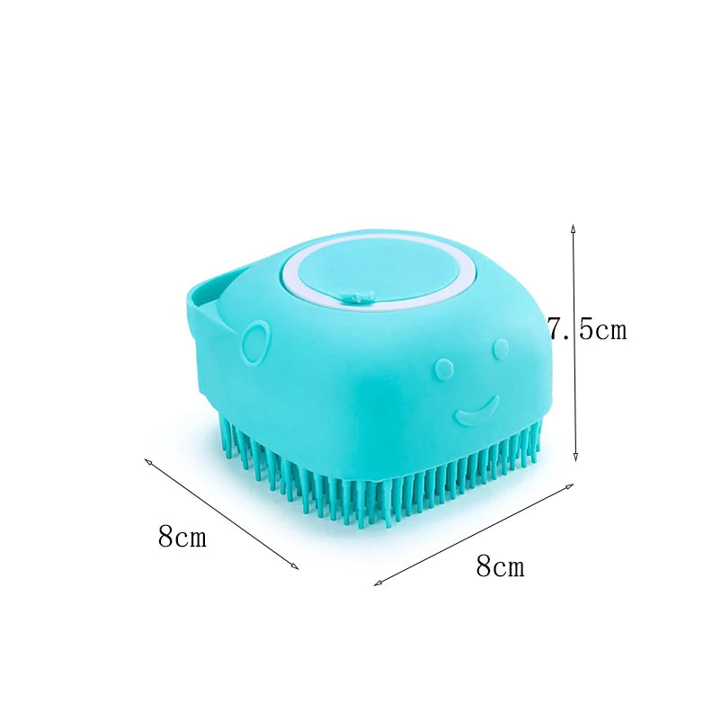 the PAWSMOOTH BATH GROOMER - Pet Bath Massage Gloves, Soft Safety Silicone for Puppy/Dog/Cat Grooming Bathroom Tools, Mascotas Accessories