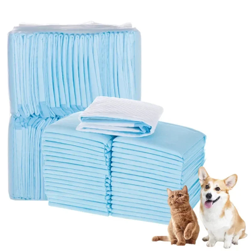 the DISPOSABLE PEE PADS - 100/50/40/20PCS Pet Diaper Pads, Absorbent Odor-Control Quick Dry Puppy Dog Training Pee Mats, Pet Supplies, Dog Toilet Disposable