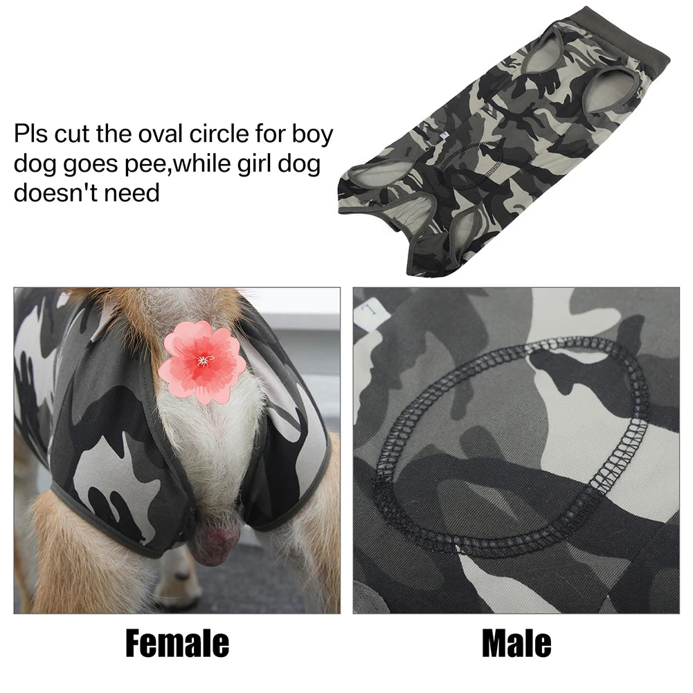 Recovery Suit for Dogs and Cats After Surgery Surgical Shirt for Female Male Pets Cone E-Collar Alternative Vest Prevent Licking