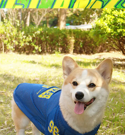 Summer Pet Dog Cooling Vest Fashion Soft Clothing Summer Casual Shirts Small Medium Large Dogs Puppy French Bulldog Pet Clothes