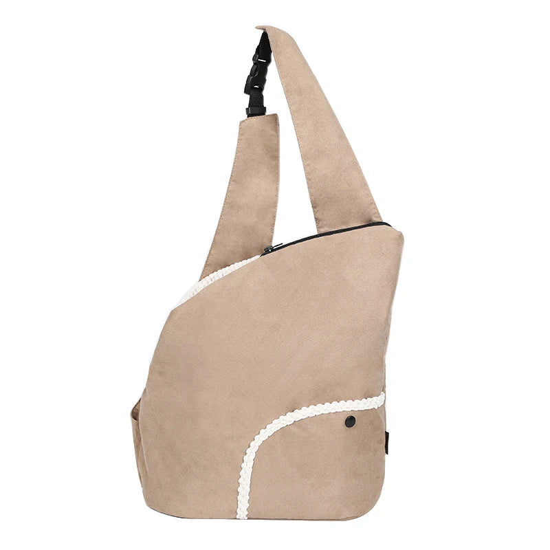 Plush Pet Cat Carrier Bag With 6kg Capacity,Winter Warm Portable Dog Travel Bag