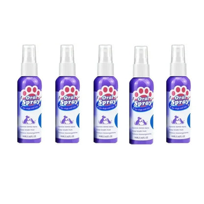 the ORAL SPRAY - Pet Teeth Cleaning Spray, Oral Care, Remove Tooth Stains, Keep Fresh Breath for Cats and Dogs, Whitening & Remove Bad Breath