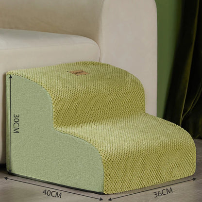 Dog Stairs Pet 2 Steps Stairs for Small Dog Old Dog Ramp Ladder Anti-slip High Bed Removable Dog Climbing Stairs Ramp Stairs