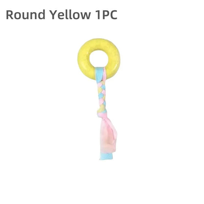 Puppy Toy Pet Dog Cotton Rope Toys Molar Stick Clean Tooth Chewing Toy Puppy Medium Large Dogs Funny Interactive Training