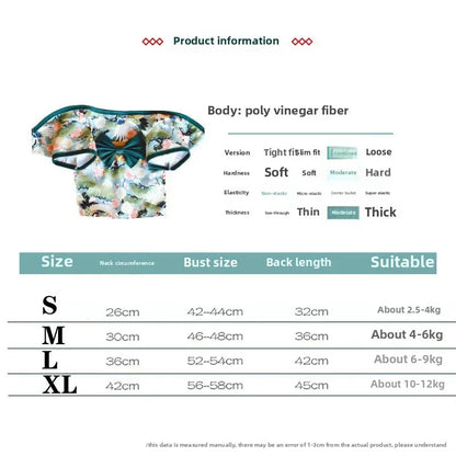 Adorable Brocade Pet Kimono Dress Japanese Style Pet Dress Floral Bowknot Pet Costume for Dogs Cats