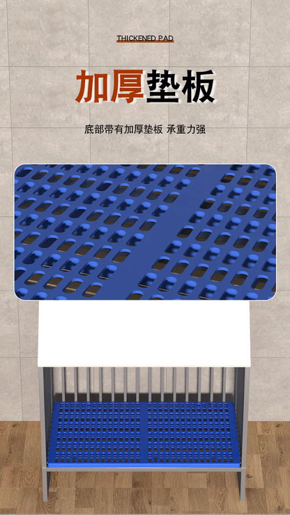 Bold and reinforced dog cage Medium-sized large dog outdoor rainproof rural outdoor special dog house Golden hair edge pasture