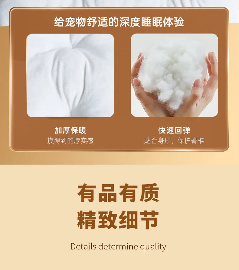 the DOG BONE DOGHOUSE - Solid Wood Doghouse, Large Space Double Doors Indoor Breathable Small Dog Washable Cat's Nest Doghouse, Waterproof Pet Bed