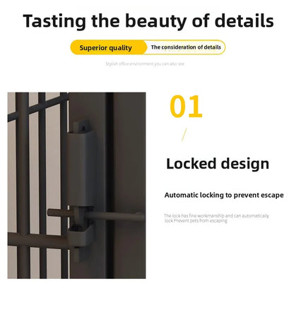 Large Dog House Dog Cage Heavy Duty Metal Kennel Indoor Outdoor Pet Cage For Big Dogs Wholesale Strong Steel Frame